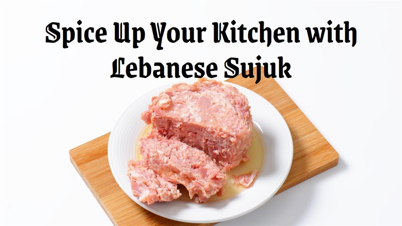 Lebanese Sujuk Recipe